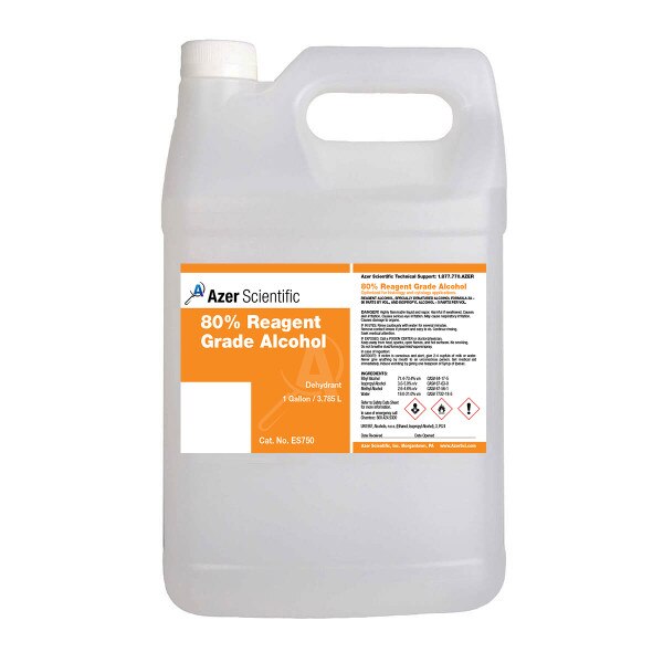 Reagent Grade Alcohol, 80%